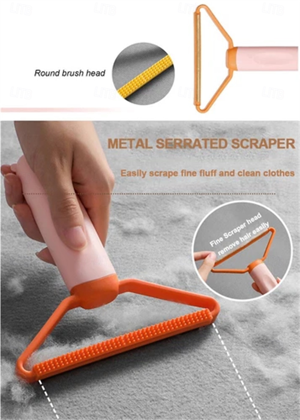 Pet Hair Lint Remover Brush Cleaning Sofa Clothes Carpet Removal Cleaner Tool 2026 - $11.49 –P13