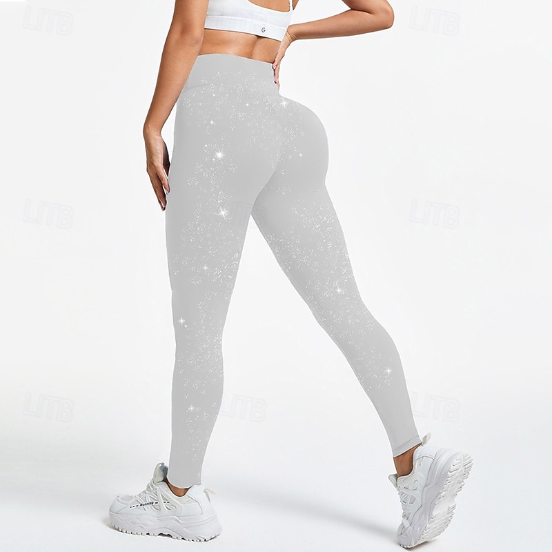 Women's Compression Pants Running Tights Yoga Leggings Butt Lift Tummy Control High Waist Athletic Sports Pilates Bottoms Solid Color Black White Pink Sports Activewear 2026 - $17.99 –P12