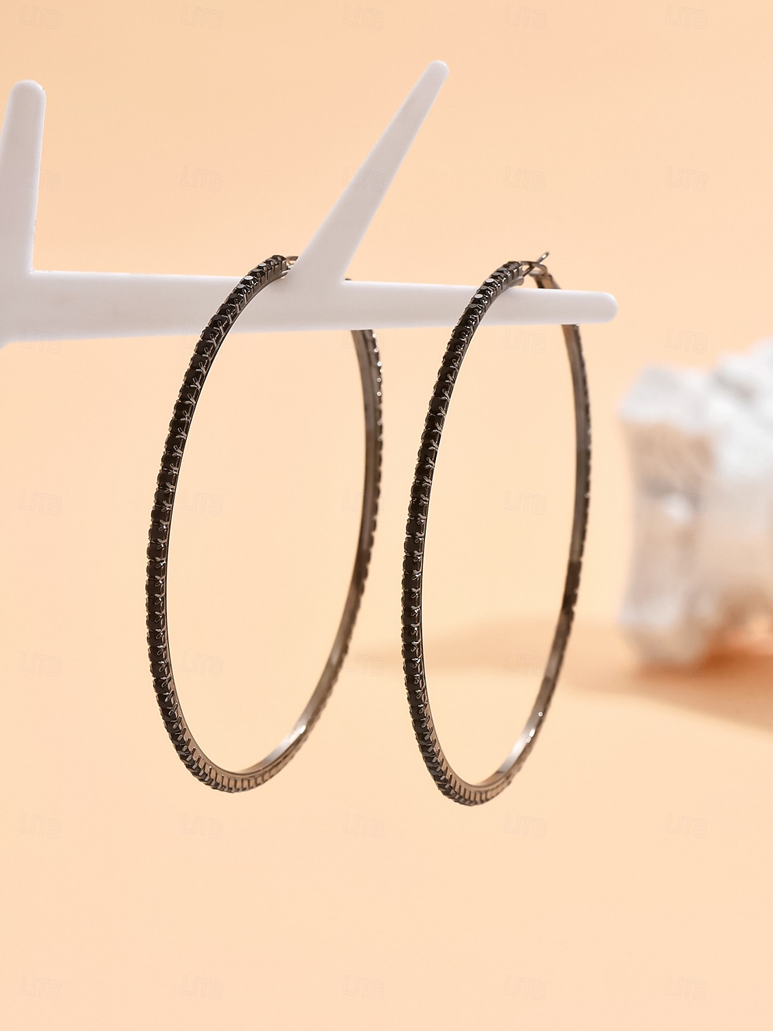 Set de bijuterii pentru femei cu strasuri aurii - cercei rotunzi strălucitori, colier tip choker cu cristale &brățară asortată, accesorii glamour pentru baluri, baluri &evenimente de petrecere 2026 - $22.99 –P6