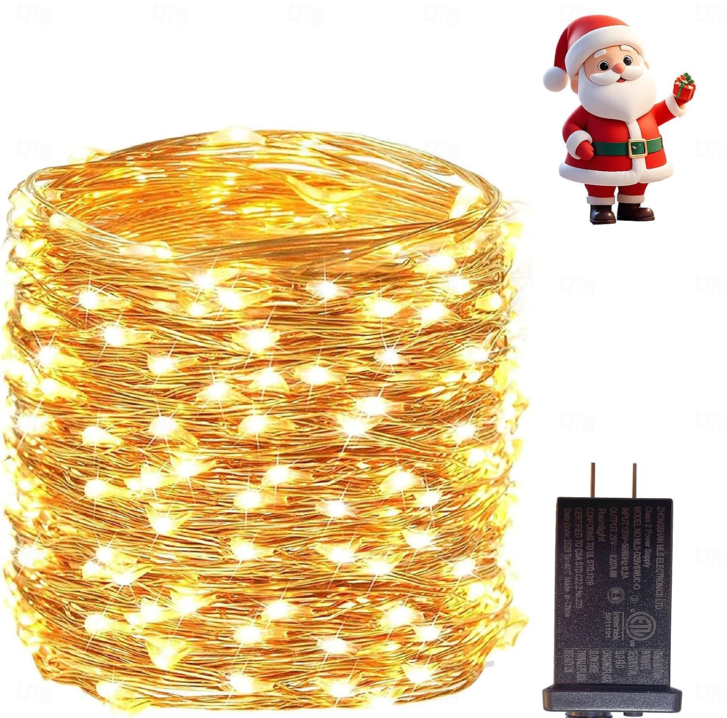 Fantasiavalot sisätiloihin portaita makuuhuoneessa häissä puuloma-juhlatunnelman koristevalonjohdolla matalajännitteisellä pistokkeella 10/20/30/50/150/200M 2026 - $10.49 –P7