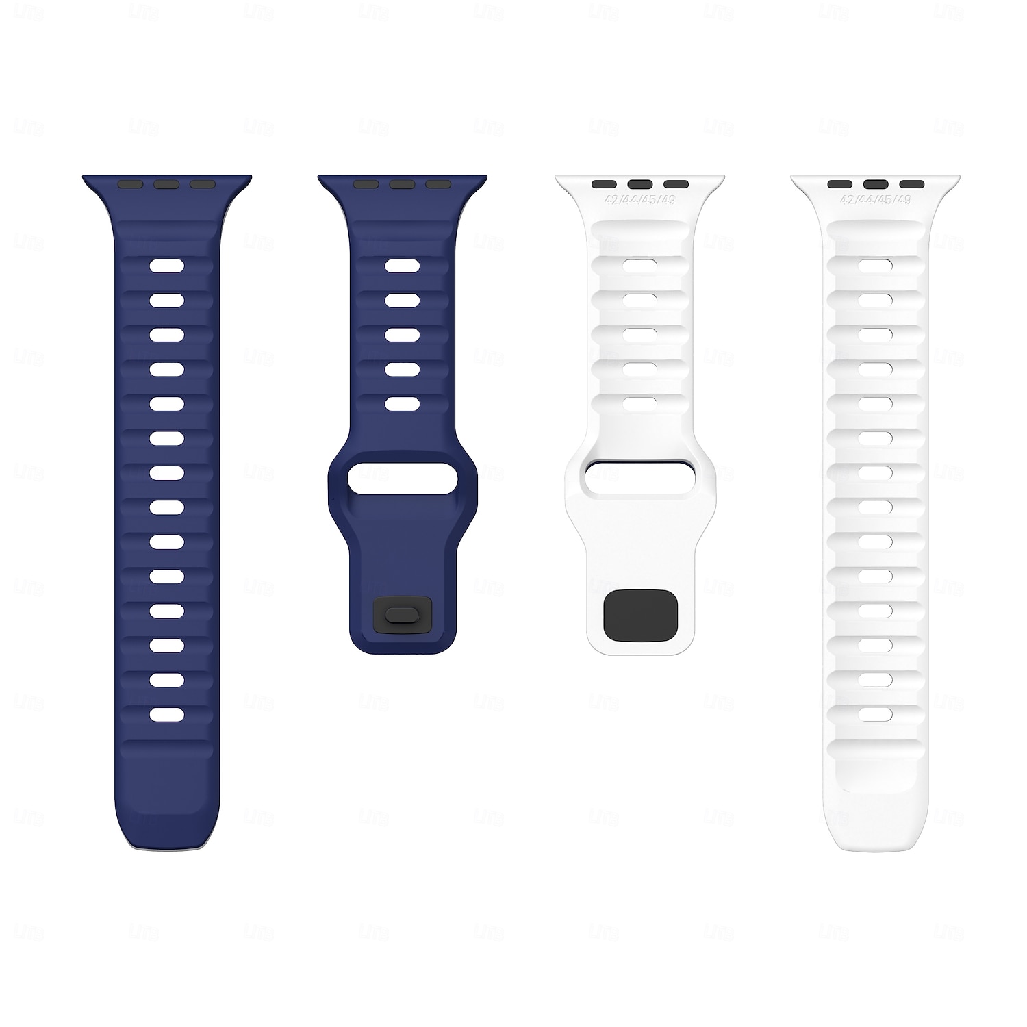 Sport Band Sport Loop Compatible with Apple Watch band 38mm 40mm 41mm 42mm 44mm 45mm 49mm Multilayer Two Tone Luxury Silicone Strap Replacement Wristband for iwatch Ultra 3 2 Series 11 10 9 8 7 SE 6 2026 - $9.99 –P5