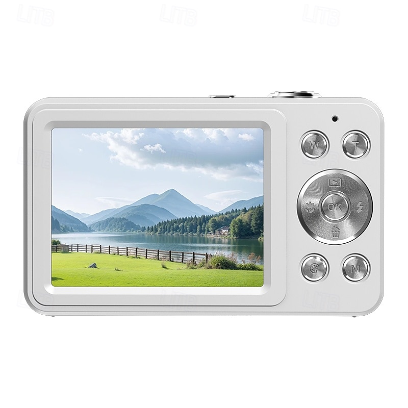 digitális fényképezőgép 56mp-es fényképezőgépek fotózáshoz, célozd meg és lőj digitális fényképezőgép autofókusszal, dupla kamerás vakuval, 16x zoommal, rázkódásmentesítéssel, 128 GB-os kártyával, 2026 - $65.99 –P2