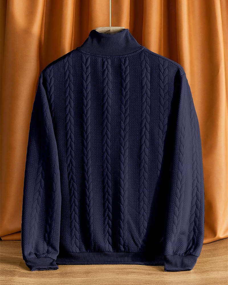 Homme Sweat-shirt Pull Sweat-shirt quart de fermeture éclair Noir Blanche bleu marine Kaki Gris Demi-zip Uni Jacquard Sport & Loisir Occasionnel Quotidien Streetwear Basique Occasionnel Automne Hiver de 2026 ? $30.99 –P15