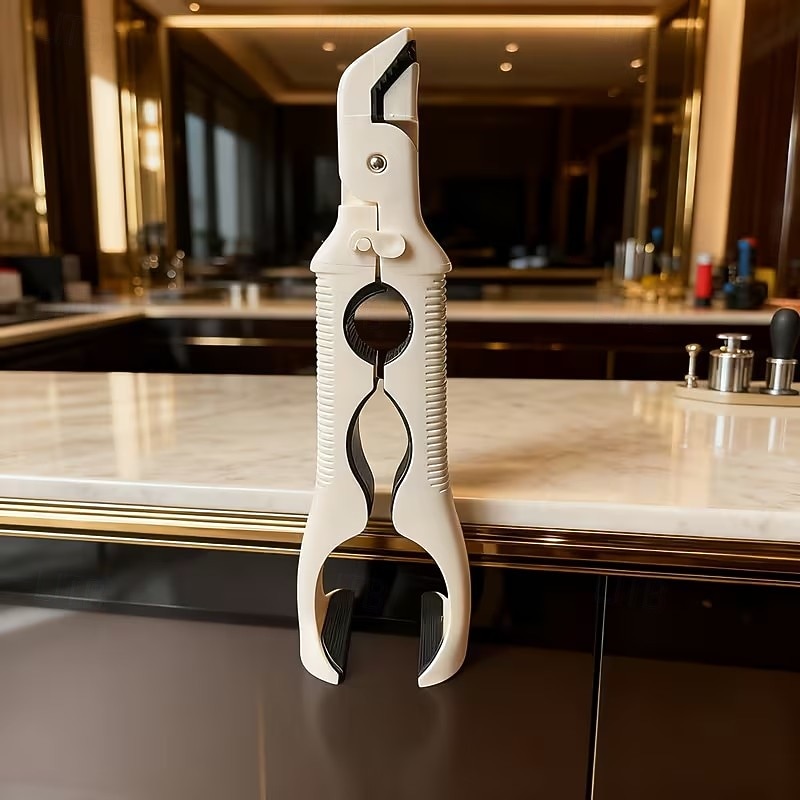 3-i-1 skåldingsbestandig grytekang med sklisikker design integrert boksåpner og gripeverktøy kjøkkenverktøy for å løfte opp tallerkener og boller multifunksjonsbrett og dampklype håndterer enkelt 2026 - $18.39 –P6