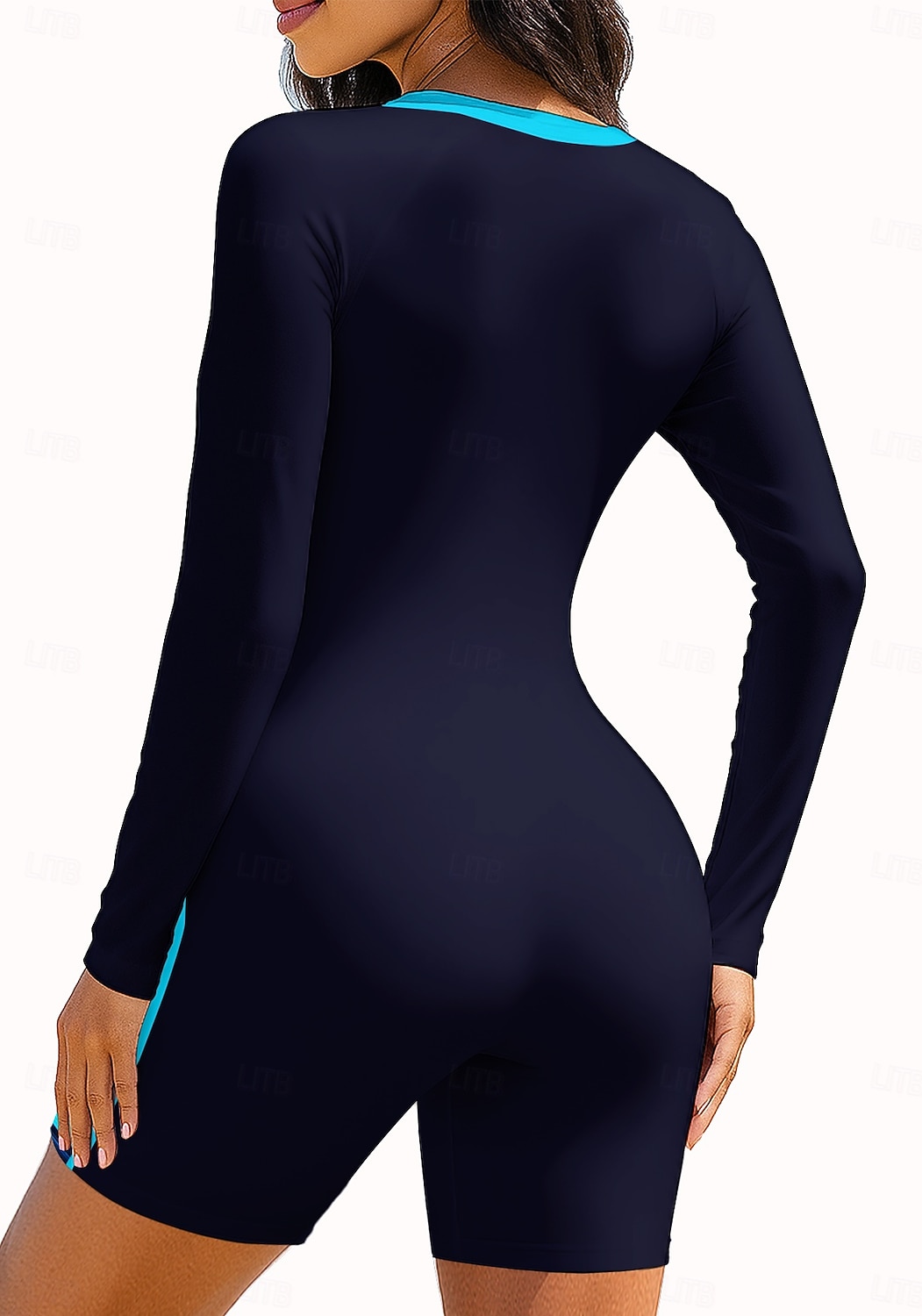 Per donna Muta da Immersione Rash Guard Costume da bagno Set di costumi da bagno Astratto Con zip Imbottitura rimovibile Cerniera Frontale Protezione Solare UV UPF50+ Ultra Leggero (UL) Manica Lunga del 2026 a $35.99 –P2