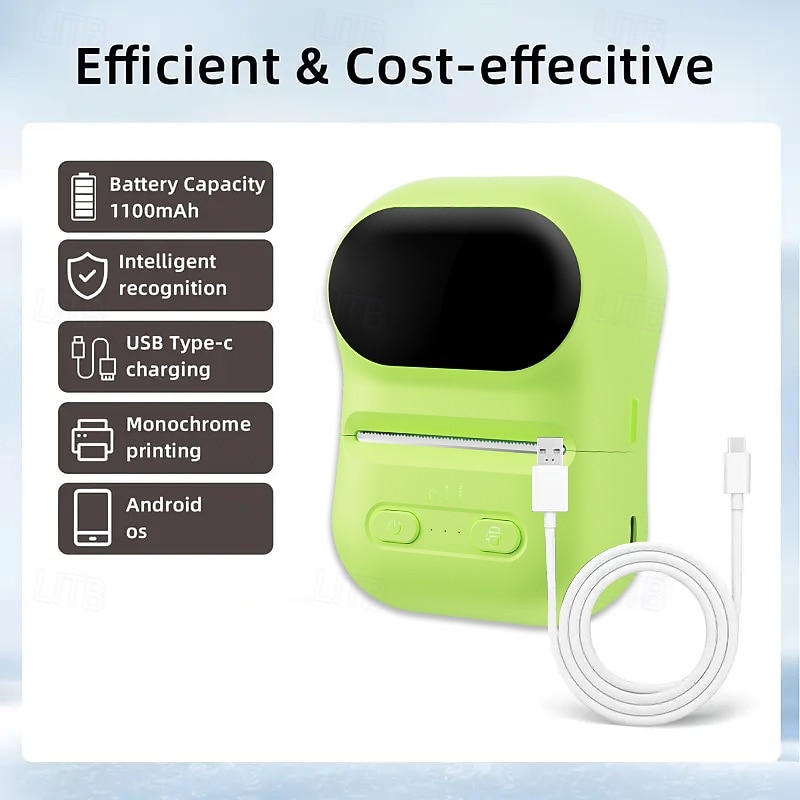 Машина для изготовления этикеток p5 с лентой, небольшой термопринтер для наклеек, портативный Bluetooth 2026 - $37.99 –P4