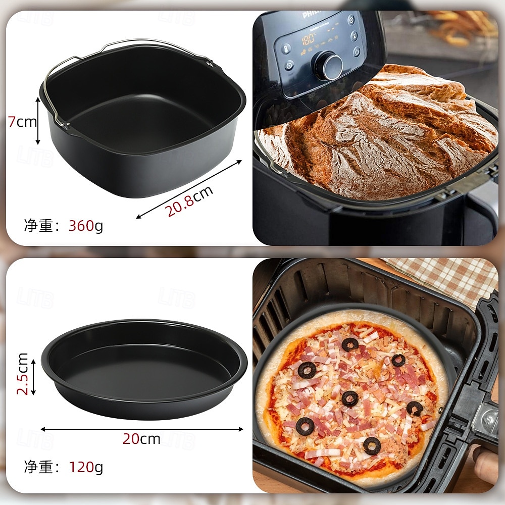 příslušenství k fritéze, nepřilnavá pánev na pečení Ninja AF 180, sada příslušenství k fritéze 2026 - $69.74 –P12