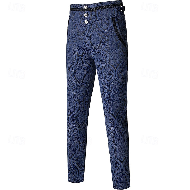 נסיך ערפדים רטרו\וינטאג' פאנק & גותיות ימי הביניים רנסנס סטימפונק מִכְנָסַיִים מכנסיים מותן גבוה בגדי ריקוד גברים סרוג תחפושות וינטאג קוספליי ארוך מכנסיים האלווין (ליל כל הקדושים) 2026 - $45.99 –P14