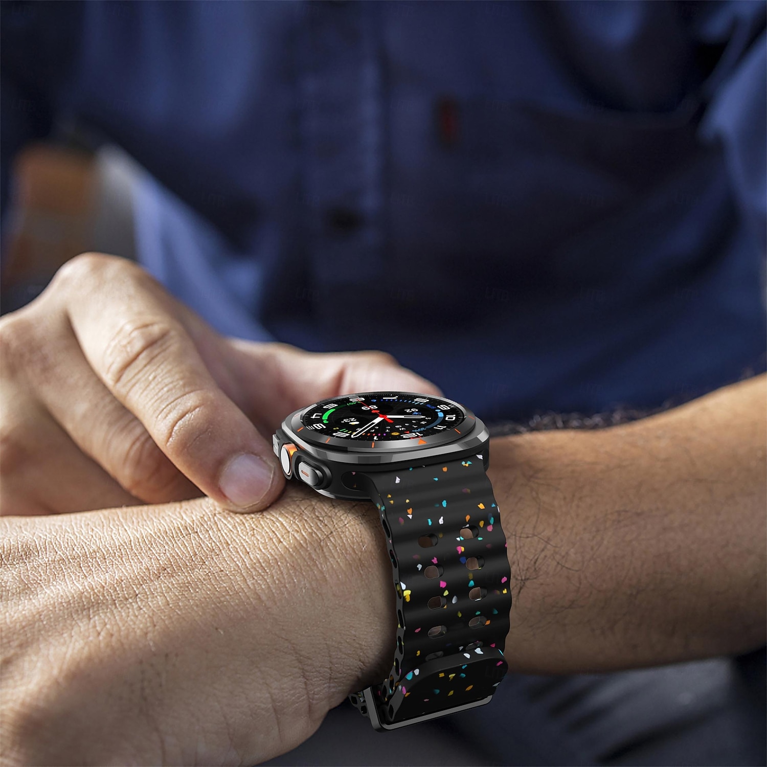 Uita-Band pentru Samsung Galaxy Urmărește Ultra Silicon Înlocuire Curea Ajustabil Banderolă Sport Catarama moderna Ocean Band Brăţară 2026 - $11.99 –P6