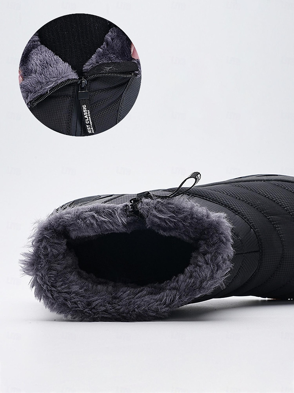 Women's Burgundy Fur Lined Ankle Boots - Waterproof Winter Snow Shoes with Anti-Slip Rubber Sole, Warm Cozy Footwear for Outdoor and Casual Wear 2026 - $54.99 –P9
