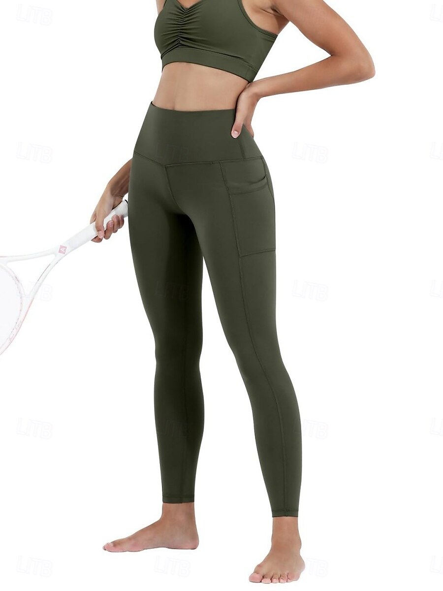 Damen Jogginghose Chinos Leggings Mode Basic Lässig Volle Länge Hohe Taille Einfach Elastischer Bund Bequem Weich Dehnbar Yoga Marineblau Schwarz Wein Grau Frühling Herbst Schmale Passform 2026 - $14.99 –P8
