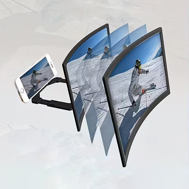 Lente d'ingrandimento per schermo del telefono HD curvo da 12 pollici - ingrandimento coassiale 11x, facile da usare e trasportare. del 2026 a $10.49 –P1