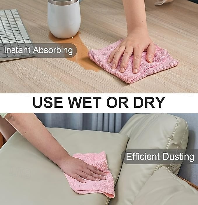 Papírové utěrky z mikrovlákna, opakovaně použitelné, v roli, silné savé, trhací čisticí utěrky, víceúčelové kuchyňské ubrousky, trhací utěrky na nádobí, prádlo, úklidové potřeby 2026 - $13.99 –P8