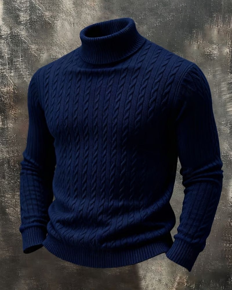 Homme Pull Pull Tricoté Côtelé Tricoter Hauts Réguliers Tricoté Couleur Unie Col roulé Mode Streetwear Occasionnel Tenue quotidienne Vêtement Tenue Automne Hiver Noir Blanche S M L de 2026 ? $22.99 –P8