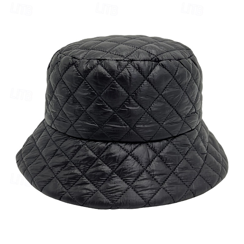Damen Hut Eimerhut Winddicht Warm Outdoor Alltagskleidung Wochenende Spleißen Einfarbig 2026 - $8.49 –P2