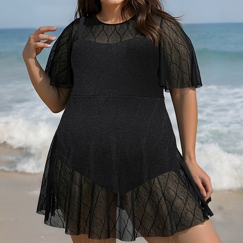 Per donna Top sottomuta Costume da bagno Costume da Bagno Floreale Costumi da bagno Nero / bianco Nero Protezione UV Controllo addominale Surf Spiaggia Vacanze Estate Taglie Forti del 2026 a $37.99 –P14