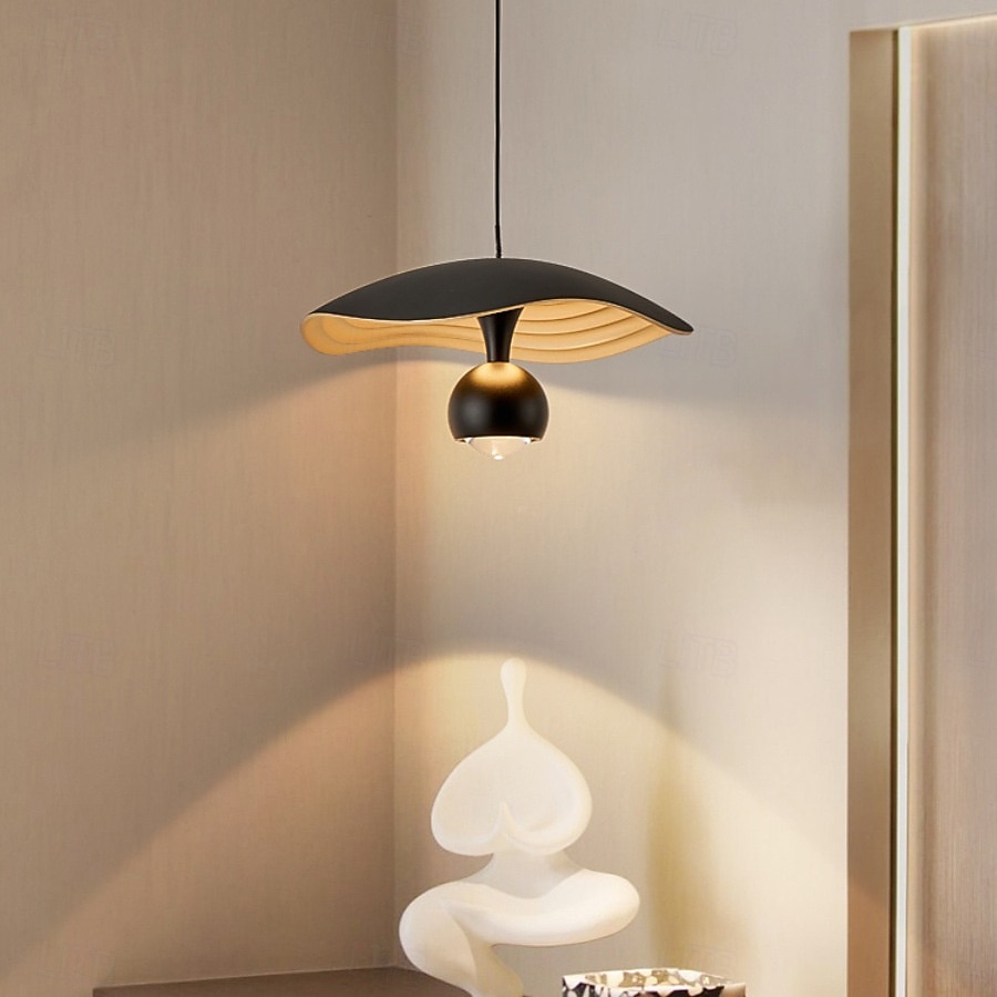 Современный скандинавский подвесной купольный светильник из алюминия и акрила с подсветкой для спальни 2025 - $143.99 –P5