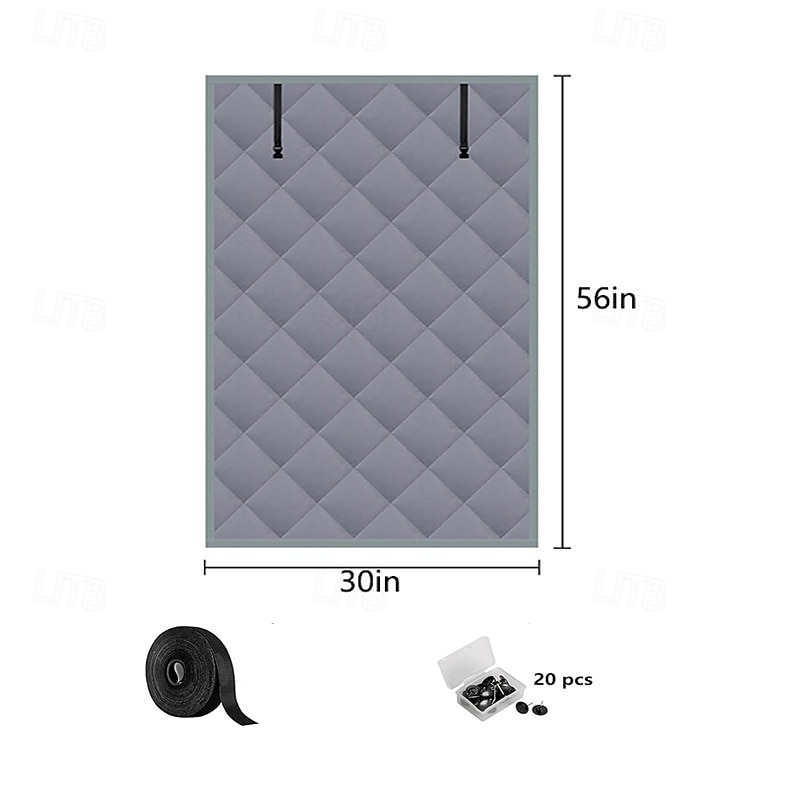 Vinterisolerat fönsterskydd, oxfordtyg termiskt skydd frostbeständigt gardinset med kardborreband för fönstervärme i hemmet skydd mot kallt väder 2026 - $34.99 –P6