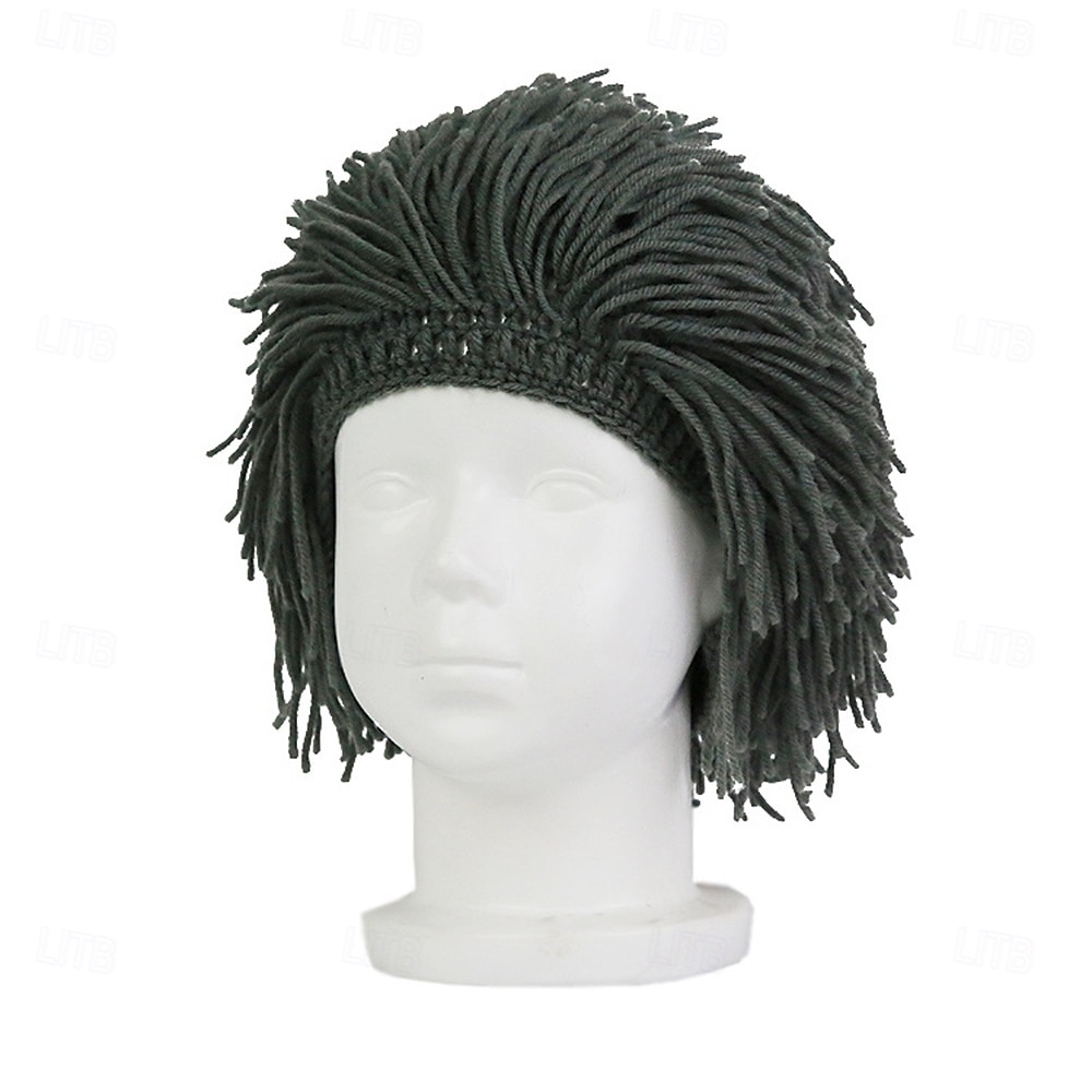 Карнавальный парик 2026 Красный Черный Белый Прямой Короткие Синтетический фестивальный парик Вторник на масляной неделе Парад Волосы для косплей-костюма для Мужчины 2026 - $11.99 –P5