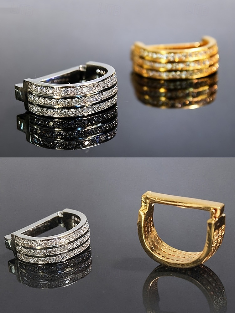 Clemă de cravată bărbătească din aliaj, culori aurii și argintii, elegantă și durabilă pentru ocazii formale și purtare de zi cu zi 2026 - $11.99 –P6