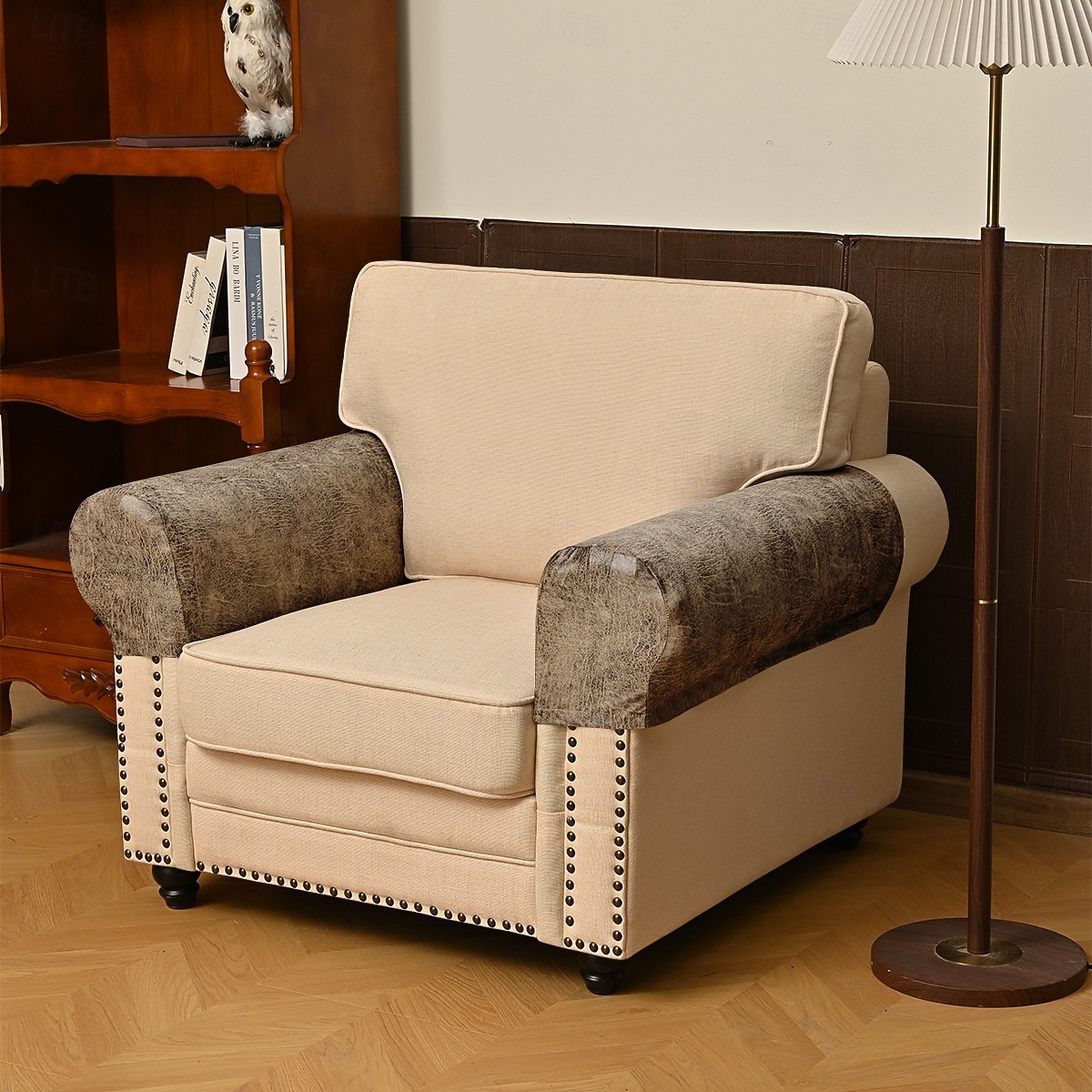 Эластичный водонепроницаемый матовый чехол из искусственной кожи на подлокотник дивана, нескользящий защитный чехол для подлокотника дивана, прочный защитный чехол для мебели для использования в 2026 - $17.49 –P5