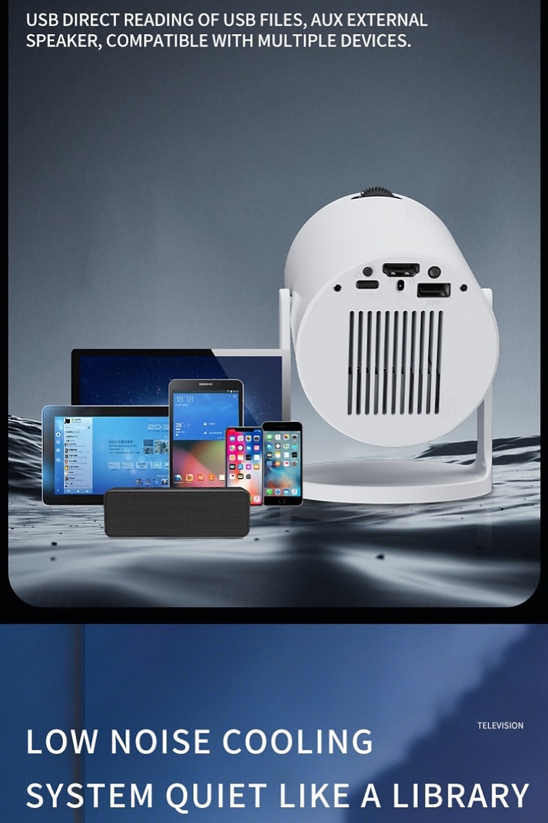 Проектор HY300 Pro S2 4K домашний кинотеатр наружный проектор Подарок на День святого Валентина 2026 - $95.99 –P16