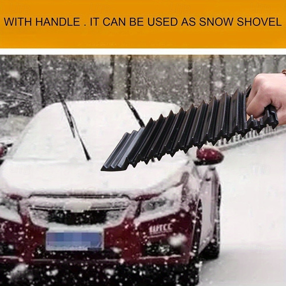 4PCS Multi-functional Portable Tire Rubber Snow Traction Pads Durable and Wear-resistant Outdoor Rescue Pads Anti-slip Sturdy Mats Essential Auto Accessories for Mud Desert Snow and Ice Winter 2025 - $45.99 –P4