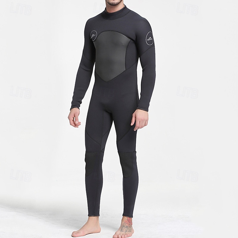 Per uomo 3mm Muta da sub in neoprene Rash Guard completo per il corpo Costume da surf intero Color-blocking Caldo Protezione UV Manica Lunga Mute da immersione Surf Canoa Snorkeling Inverno del 2026 a TRY 4018.4 –P4