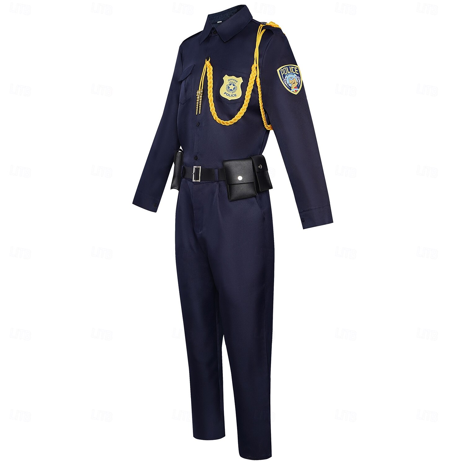 Dierendetective politieagent Konijnenofficier rode vos Fancy kostuum Uniform Carnavalskostuum Cosplay Kostuum for Voor heren Dames Volwassenen Halloween Carnaval Feest Prestatie 2026 - $65.99 –P5