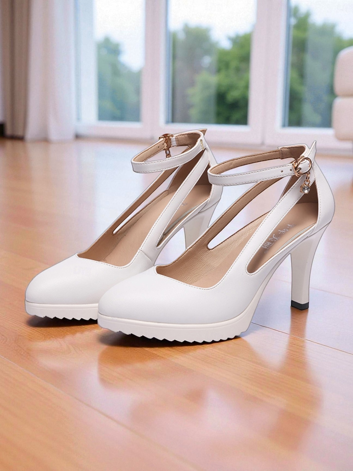 Pantofi clasici cu toc înalt și vârf ascuțit pentru femei - pantofi eleganți cu bareta la gleznă, confortabili pentru birou, petreceri și evenimente formale 2026 - $54.99 –P3