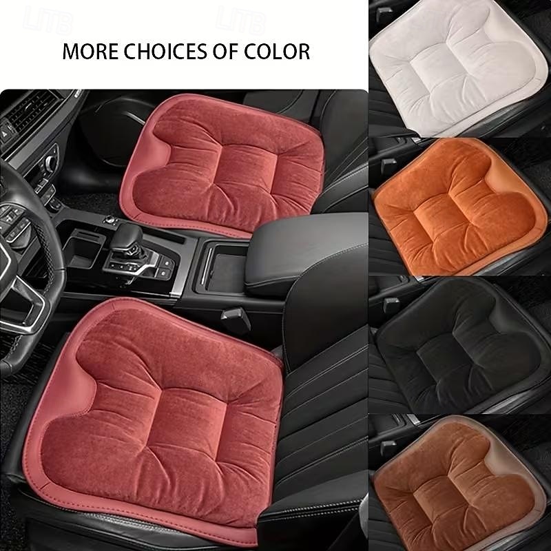 Car Seat Cushion - All-Season Plush Soft Warm Brown Portable & Removable Cover Thickened Winter Weight-Saving Design Non-Slip Backrest for Driver/Passenger Fits Most SUVs Trucks (Easy-Clean) 2026 - $30.99 –P7