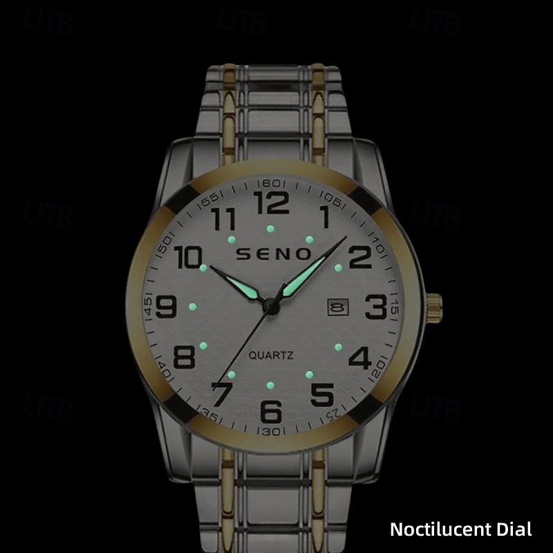 Современные мужские наручные часы, модные мужские кварцевые часы с календарем и светящимся цифровым циферблатом – лучший выбор подарка для мужчин. 2025 - $18.99 –P6