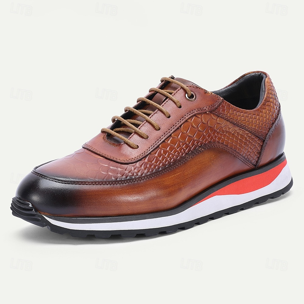 Tênis casuais masculinos pretos e vermelhos para casamento – design esportivo elegante com ajuste confortável, ideal para convidados de casamento, casamentos na praia e celebrações informais. de 2026 por $94.99 –P5