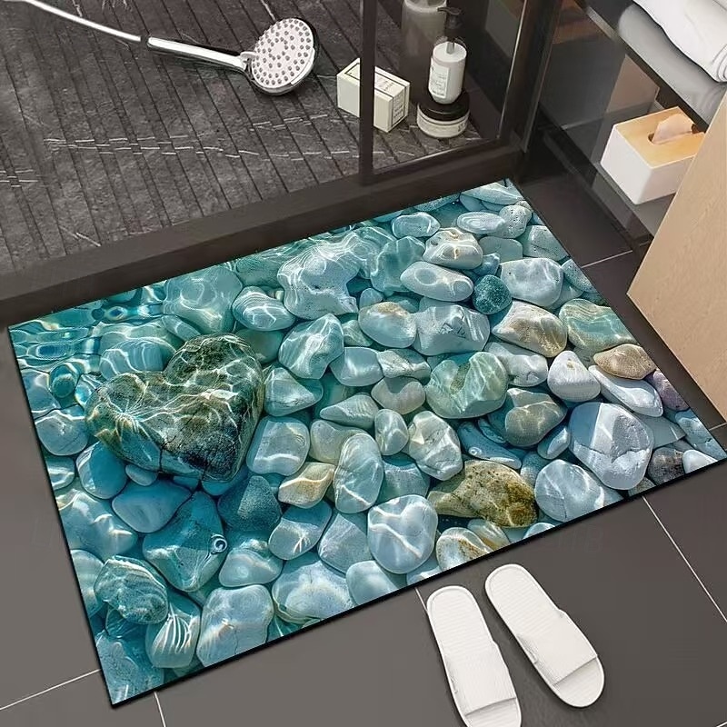 3D Optical Illusion Doormat Visual Trap Floor Mat Non Slip Water Absorbing for Bathroom Shower Entryway Indoor Outdoor Diatomaceous Earth Quick Dry Absorbent 20 x 31 inch 2026 - $16.49 –P13