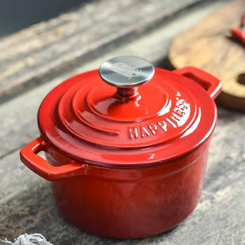 Panela de ferro fundido esmaltada mini de 1 litro de 2026 por $77.99 –P3