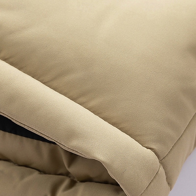 Pánské Zimní kabát Puffer bunda S vycpávkou Kapsy Kostka Polyester Venkovní Ležérní Denní Standardní Módní Šik ven Na běžné nošení Zahřívací Zima Barevné bloky Černá Trávová zelená Khaki Puffer Jacket 2026 - $51.99 –P7