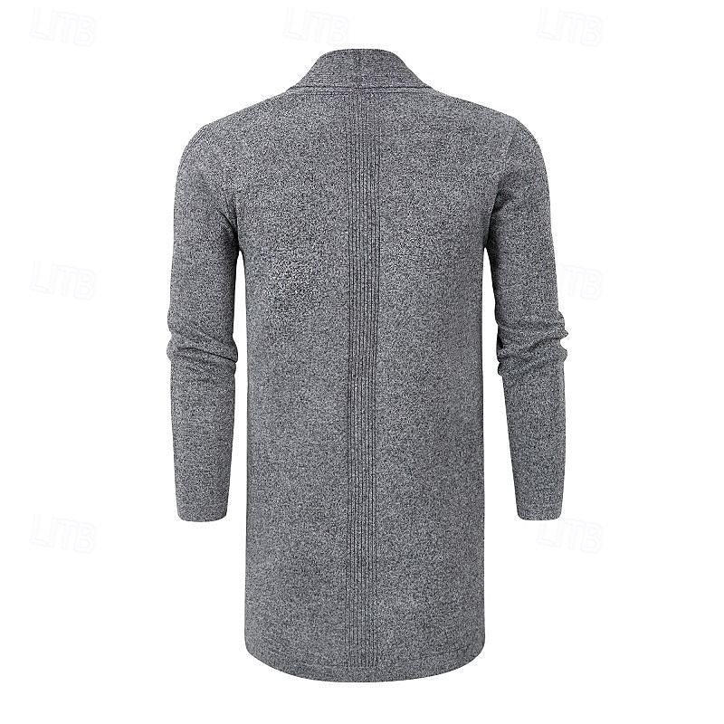Herren Pullover Strickjacke Gerippt Stricken Tunika Gestrickt Einfach Schalkragen Urlaub Mode Lässig Alltagskleidung Bekleidung Frühling & Herbst Schwarz Burgunderrot M L XL 2026 - $30.99 –P6