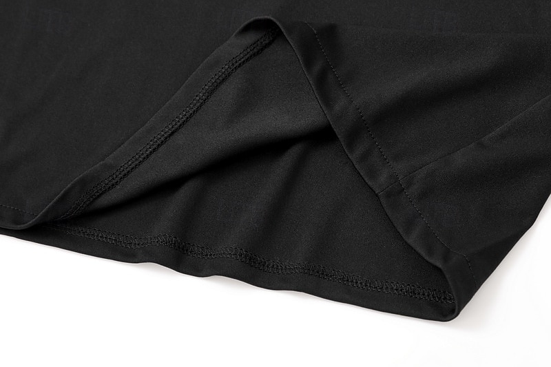 Dámské Mini šaty Černé šaty Flitrové šaty Volnočasové šaty Koktejlky Módní stylové Romantické Zimní šaty Rande Jdeme ven Běžný Tisk Dlouhý rukáv Hluboké V Černá Léto Jaro 2026 - $24.99 –P10