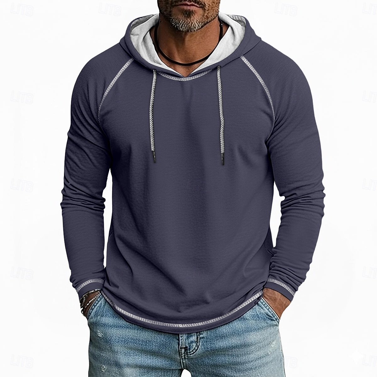Miesten T-paita Huppari Pitkähihainen Hupullinen Talvi 봄 & Syksy Kaikki vuodenajat Yhtenäinen väri Neuleet Päivittäin Urheilullinen Hupullinen ulko- Kausaliteetti Urheilu- ja treenivaatteet Vaalean 2026 - $21.99 –P9