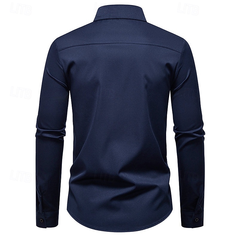 Anni Ruggenti Anni 1920 Retrò Vintage Blusa / Camicia Gangster Testimoni dello Sposo Slim Fit Costume Per uomo Mascherata Abbigliamento da sera Affari / Cerimonia / Matrimonio Addio al Nubilato Adulti del 2026 a $34.99 –P6