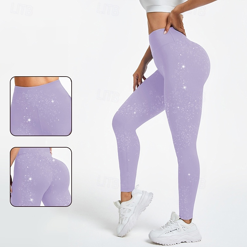 Women's Compression Pants Running Tights Yoga Leggings Butt Lift Tummy Control High Waist Athletic Sports Pilates Bottoms Solid Color Black White Pink Sports Activewear 2026 - $17.99 –P1