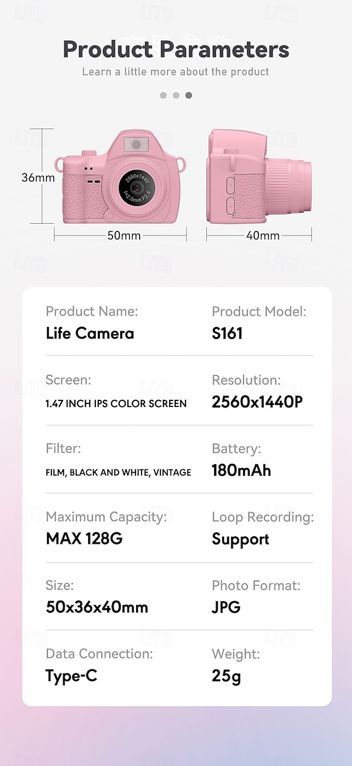 Миниатюрная цифровая камера-брелок, компактный портативный микрорегистратор с датчиком малого пикселя 1440p 2k, мини-камера размером с большой палец, микровидеокамера-брелок 2025 - $32.99 –P13