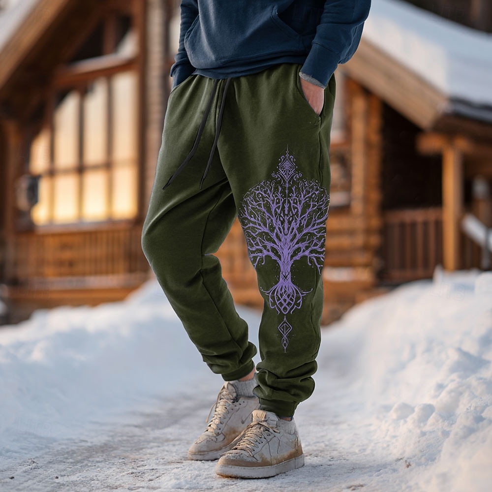 Homme Viking Arbre de la vie Art celtique Joggings Pantalon Jogger Pantalons Taille Moyenne Taille élastique à cordon Vintage Rétro Extérieur Camping & Randonnée Chasse Pantalon de survêtement de 2026 ? $24.99 –P3