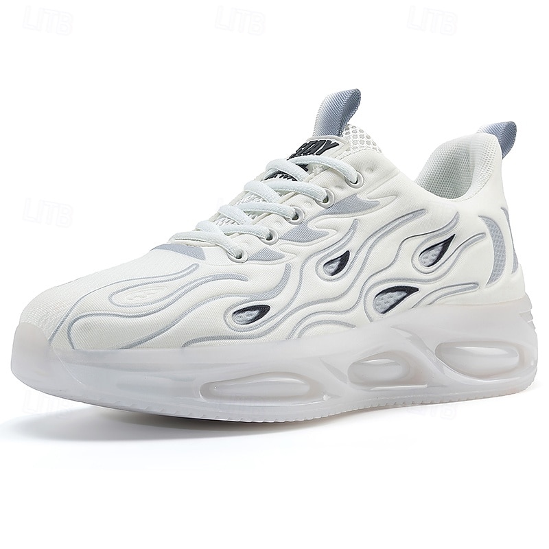 Homme Basket Course Marche Occasionnel Tricoté Confortable Antidérapant Respirant À lacets Noir Blanche Rouge Été Printemps Automne de 2026 ? $34.99 –P3