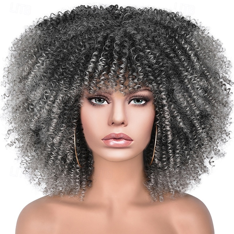 Carnival Wig 2026 Blonde Pink Red Afro Afro Curly Short Synthetic Festival Wig Mardi Gras Parade Cosplay Costume Hair for Women 2026 - $23.99 –P17
