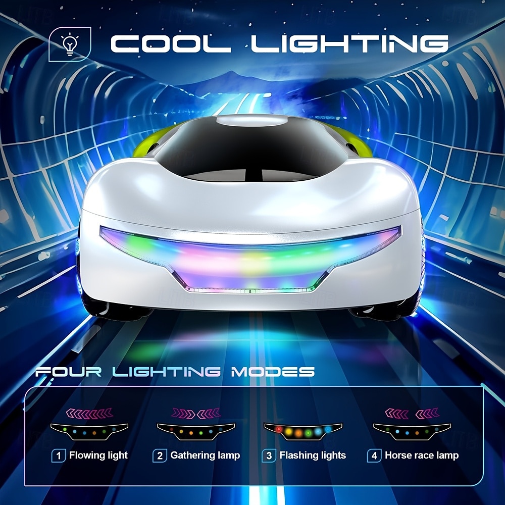 2025 г., новый беспроводной дрейф-кар Mesiondy 2,4 ГГц с управлением жестами, светодиодными огнями и музыкой, перезаряжаемый через USB пульт дистанционного управления, гоночная игрушечная машинка с 2025 - $104.99 –P4