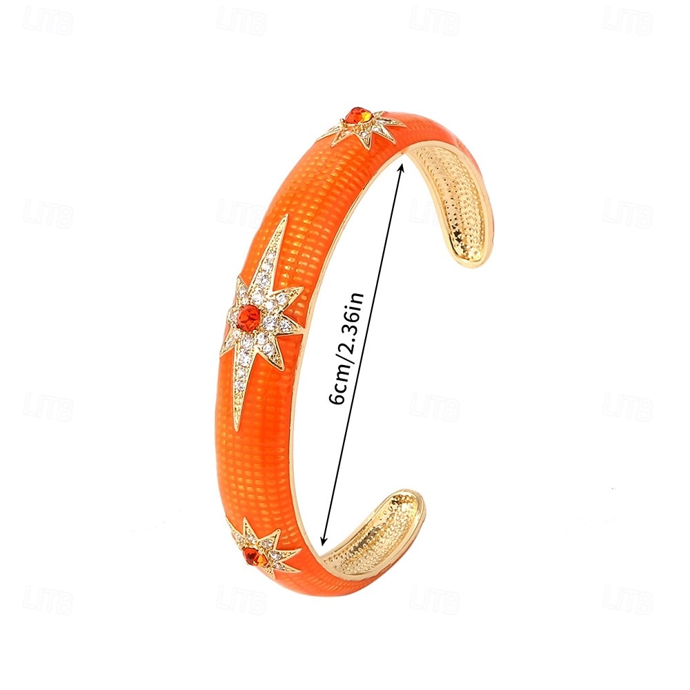 Zirkonium Klassisk Totem-serien Årgang Mote Personalisert Etnisk trendy Chrome Armbånd Smykker Svart / Hvit / Oransje Til Bryllup Fest Engasjement Skoleball 2026 - $17.49 –P6