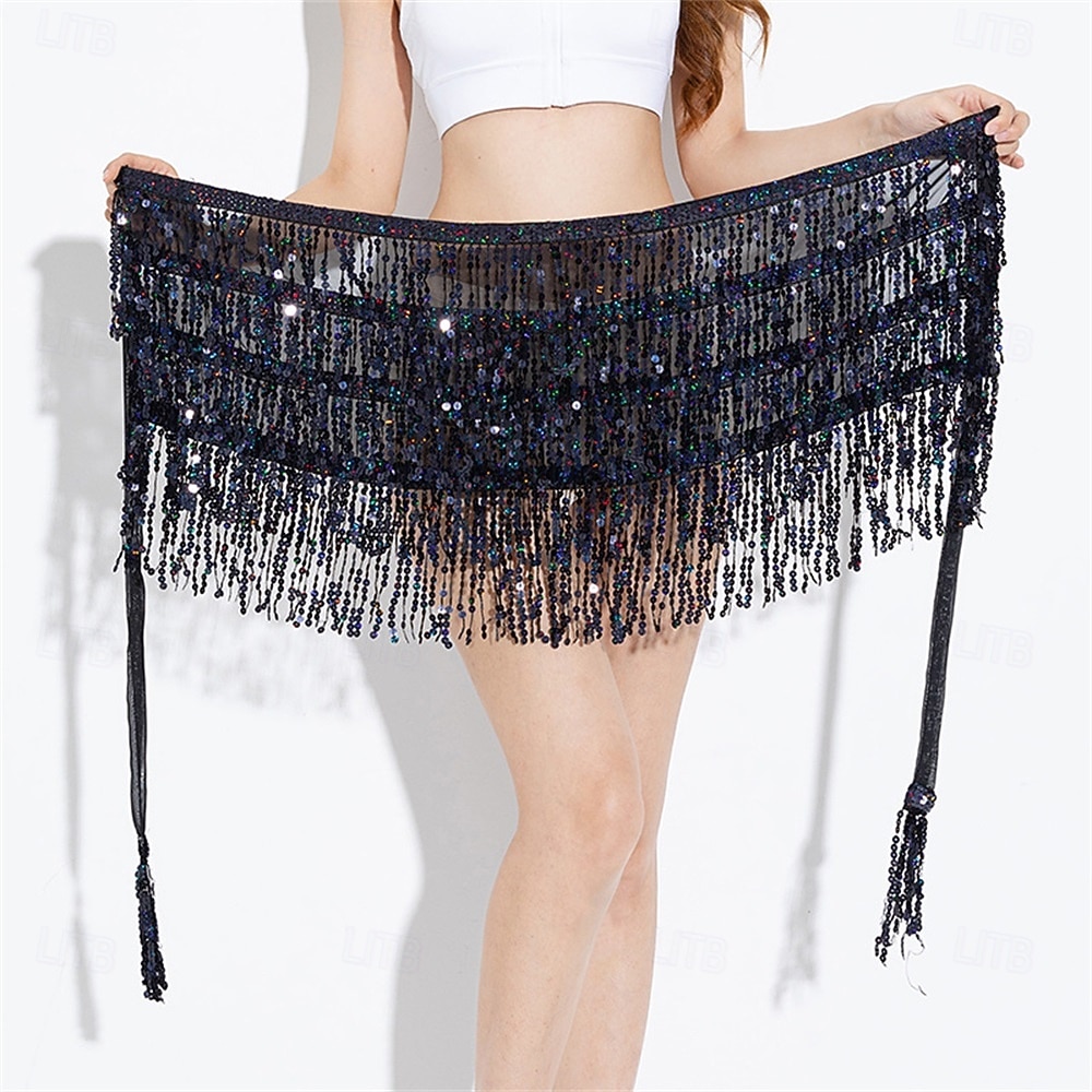 Carnival 2026 Rio Carnival Samba Dancewear Belly Dance Skirt Hip Scarf Dance Hip Belt Latin Dance Hula Hip Scarf Brazil Festival Performance Costume 2026 - $26.99 –P11