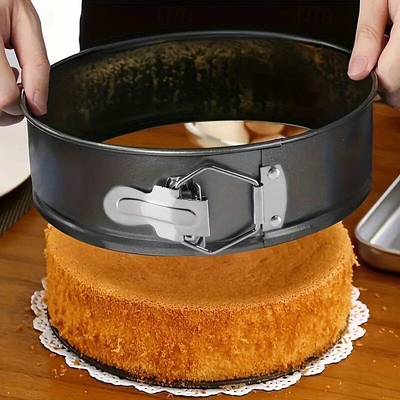 Non-Stick Metal Bake Mould Kitchen Accessories Round Cake Pan Bakeware Removable Bottom Carbon Steel Cakes Molds 2026 - $48.99 –P3