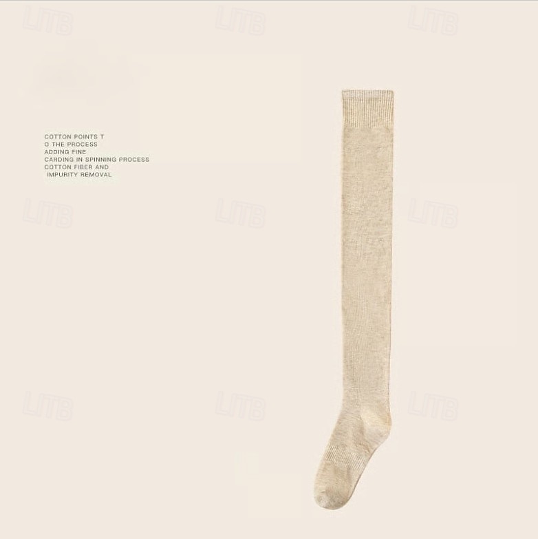 Женские высокие носки выше колена, теплые, мягкие, трикотажные, эластичные, уютные, сексуальные, милые, модные, зимние, осенние, высокие носки выше колена, повседневные, для школьниц, в японском 2026 - $22.99 –P15